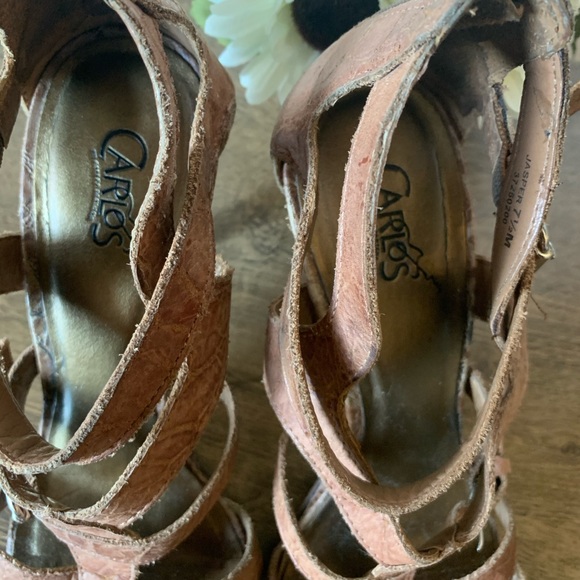 Carlos Santana 7 1/2 Tan Heel - Picture 4 of 8